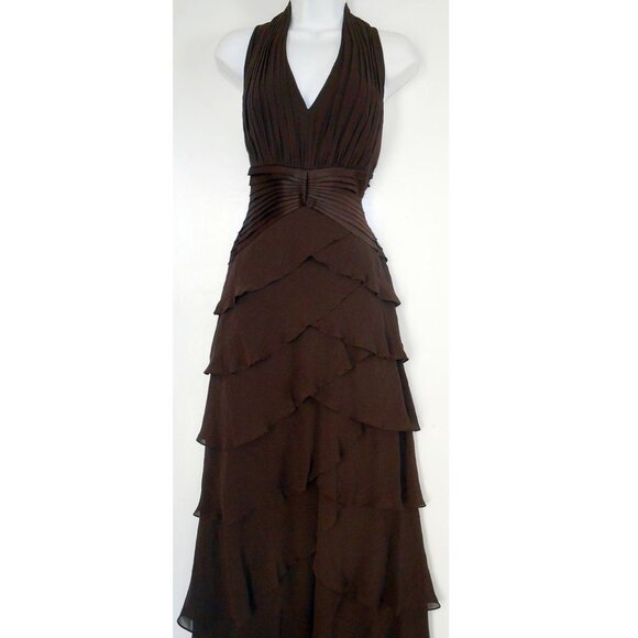 Jovani Dresses & Skirts - Vintage Jovani 100% silk tiered dress